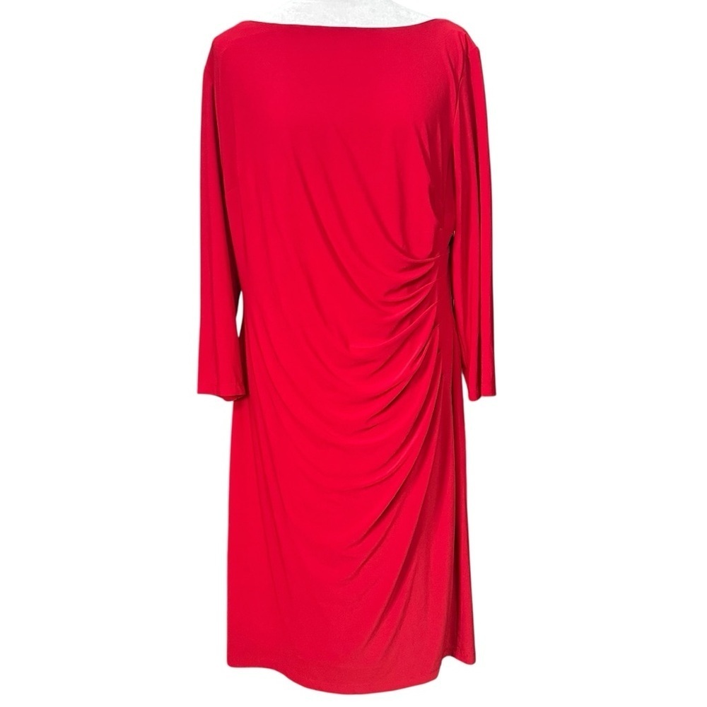 NWT Lauren Ralph Lauren Women’s Long Sleeve Cocktail Red Dress. Size 18